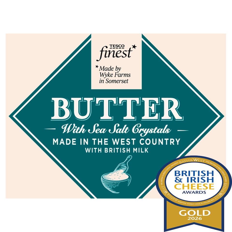 Tesco Finest West Country Butter & Sea Salt 250G