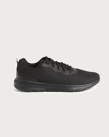 F&F Mesh Lace-Up Trainers in Black