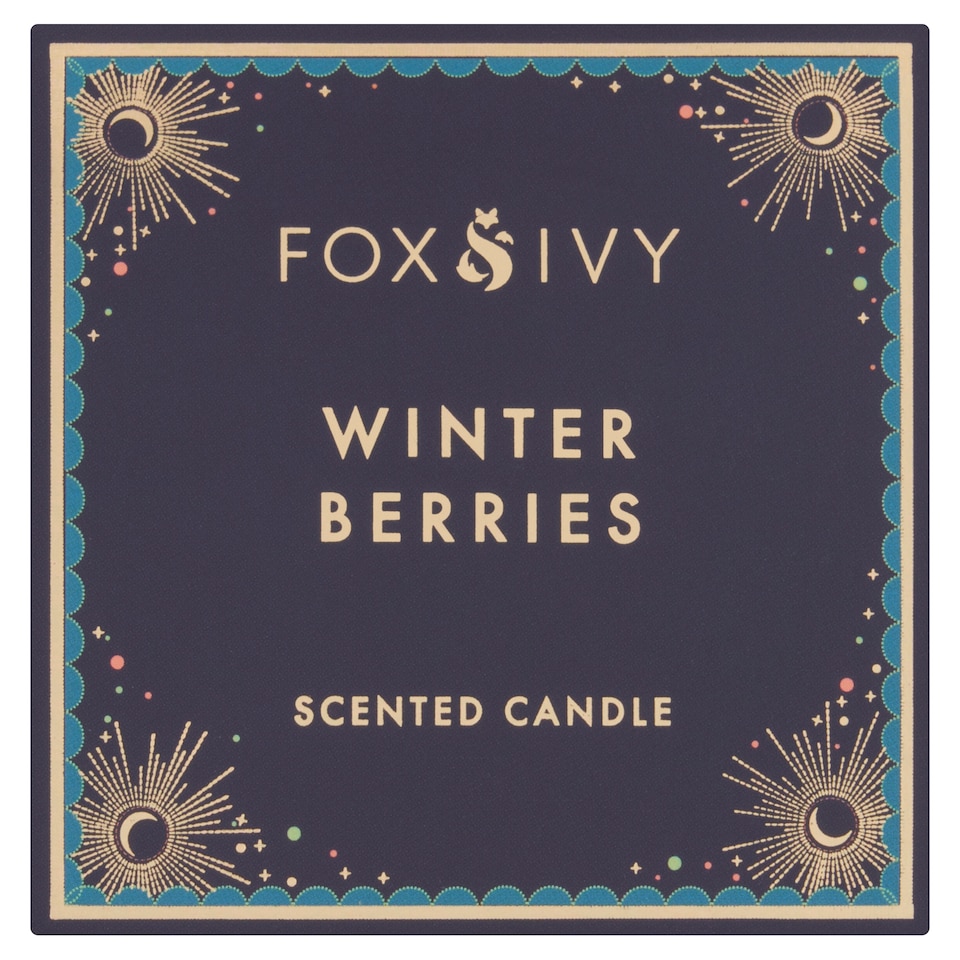 Fox And Ivy Winter Berries Boxed Candle 110G