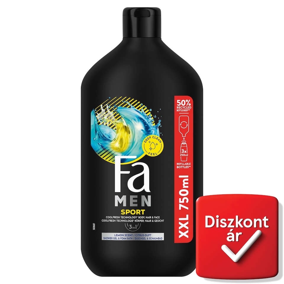 Fa Men Sport tusfürdő 750 ml