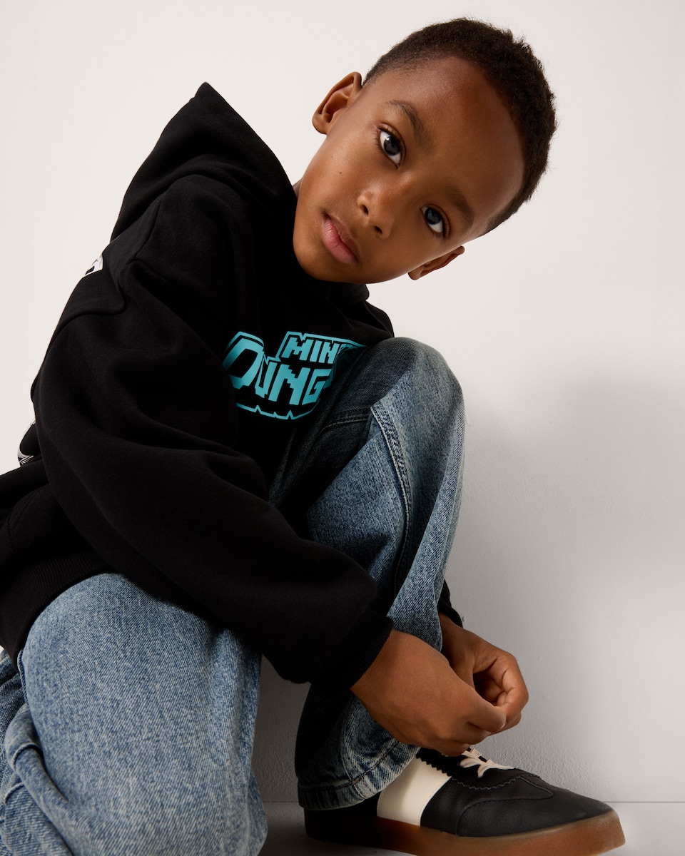 image 1 of Minecraft Dungeons II Cotton Rich Hoodie in Black