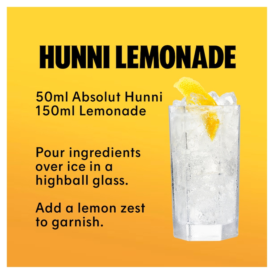 image 1 of Absolut Hunni Flavoured Vodka 70cl