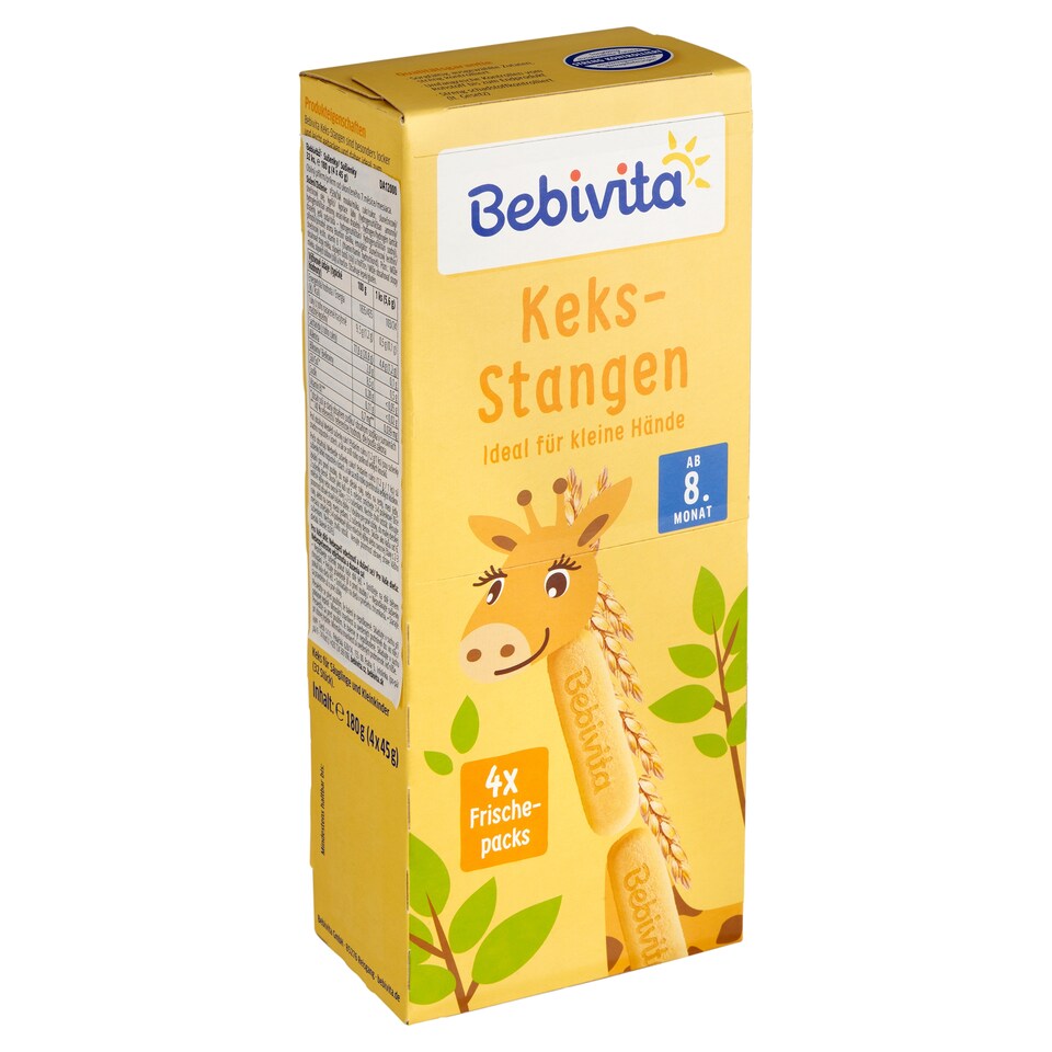 image 1 of Bebivita Biscuits 32 pcs 4 x 45 g (180 g)