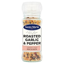 Santa Maria Roasted Garlic & Pepper Grinder 80G
