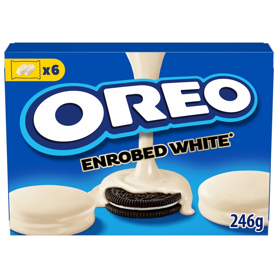 Oreo White Chocolate Covered Cookies 246G