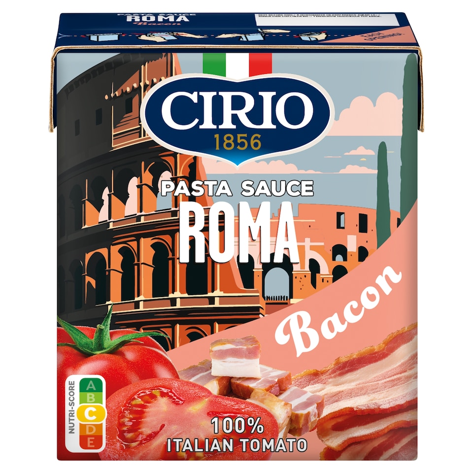 Cirio Roma Bacon Pasta Sauce in Tetra 340 gram 