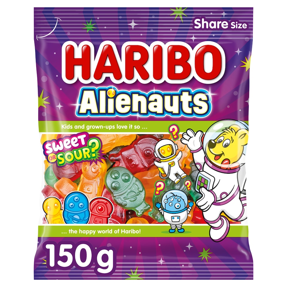 HARIBO Alienauts Sweets Share Bag 150g