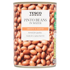 Tesco Pinto Beans In Water 390G