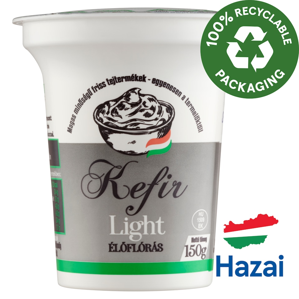 Szentkúti Tej Light élőflórás kefir 150 g