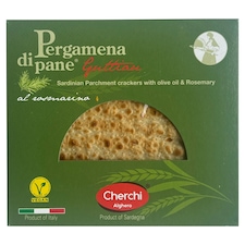 Cherchi Alghero Pergamena di Pane sardínske tenké krekery s olivovým olejom a rozmarínom 100 g
