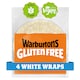 image 1 of Warburtons Gluten Free White Wraps 4 Pack