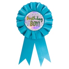 Birthday Boy Rosette Badge