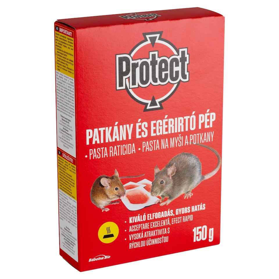 Protect patkány és egérirtó pép 150 g  1. kép