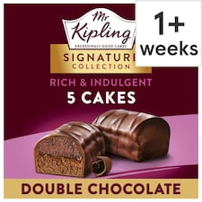 Mr Kipling Signature Collection Cakes - Double Chocolate 5 Pack