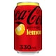 image 1 of Coca-Cola Zero Sugar Soft Drink - Lemon 330ml