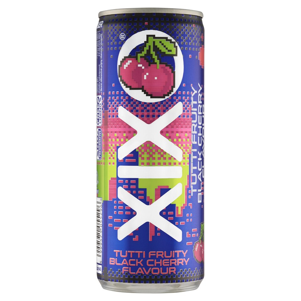 obrázok 1 z Xixo Tutti Fruity Black Cherry sýtený nealkoholický nápoj s príchuťou čiernej čerešne 250 ml