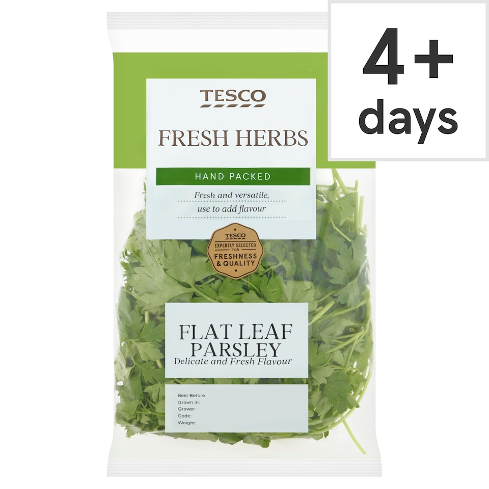 Tesco Fresh Herbs Flat Leaf 80G