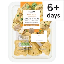 Tesco Lemon & Herb Roast Chicken Breast Chunks 80g