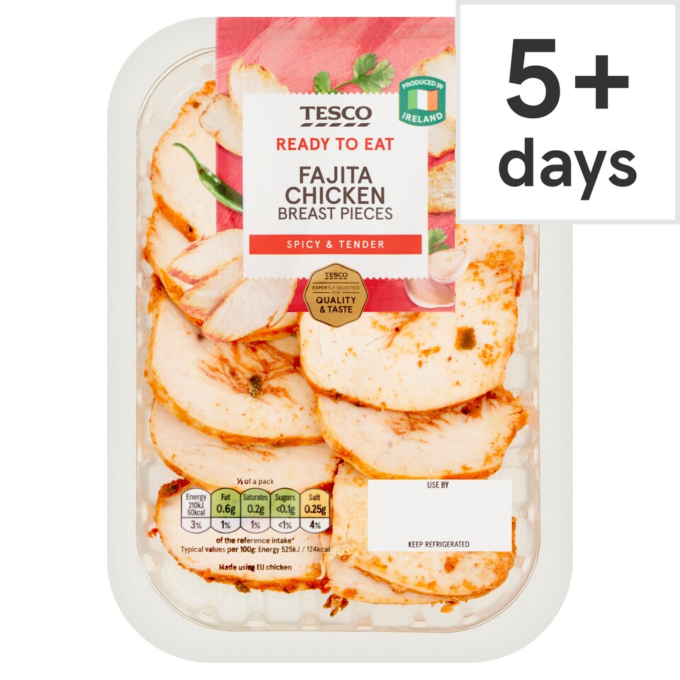 Tesco Fajita Chicken Breast Pieces 120G