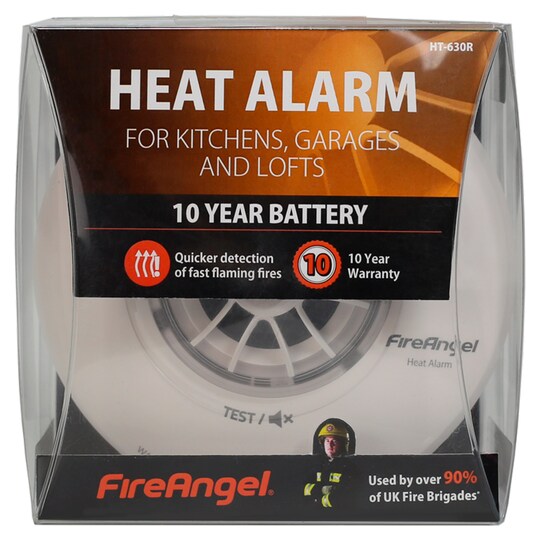 Fire Angel 10 Year Life Heat Alarm FireAngel HT 630R 10 Year Life Heat