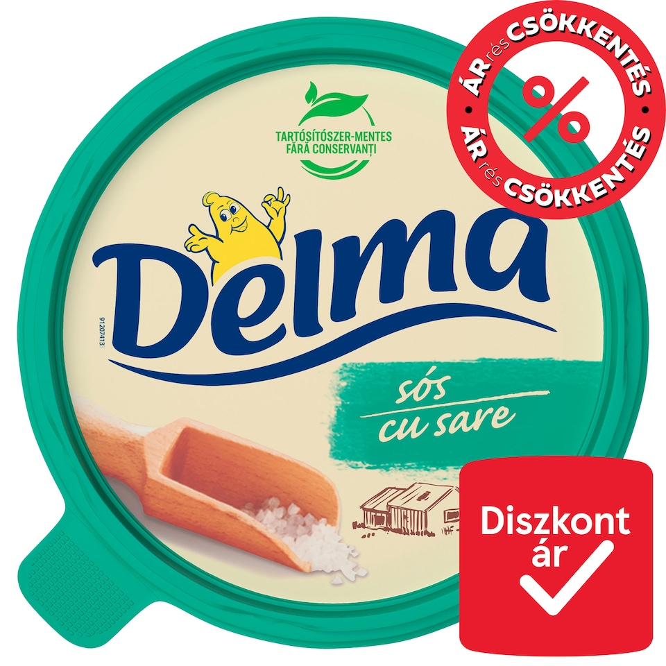 Delma sós 39% zsírtartalmú light margarin 450 g  1. kép
