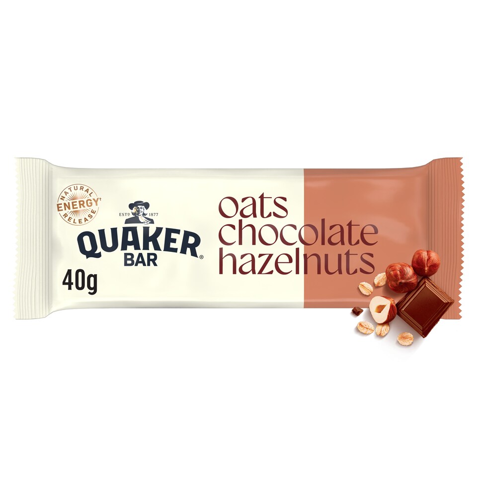 Quaker Bar Oats Chocolate Hazelnut 40g