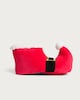 image 1 of F&F Santa Bootie Slippers in Red
