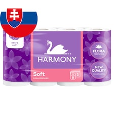 Harmony Soft Flora Perfumes toaletný papier 3 vrstvy 8 ks