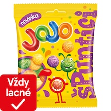 JOJO Špuntíci, želé na báze škrobu s ovocnými príchuťami 80 g