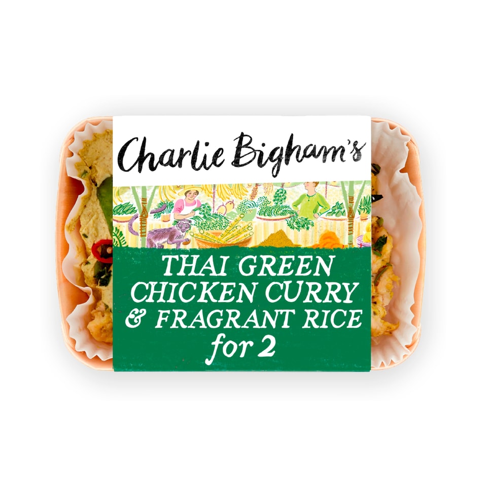 image 1 of Charlie Bigham's Thai Green Chicken Curry & Fragrant Rice 805G