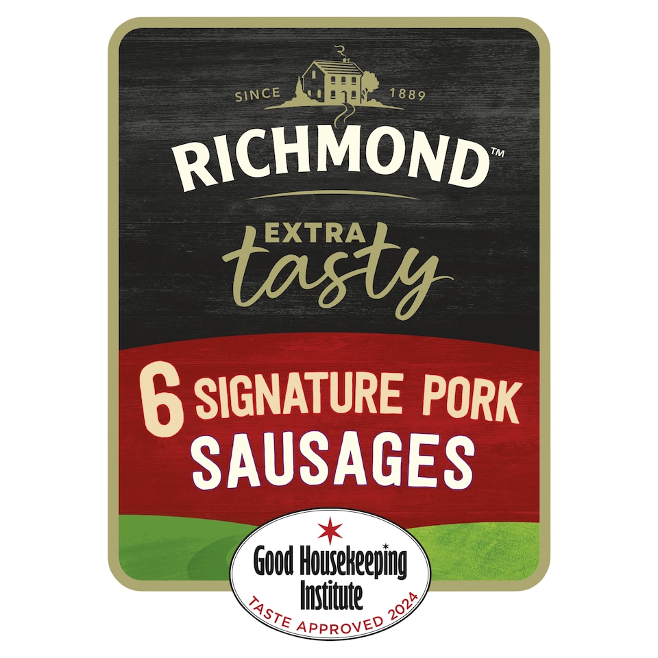 Richmond Extra Tasty 6 Signature Pork Sausages 400g
