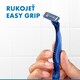 image 2 of Gillette Blue3 Plus Comfort, Disposable Razors For Men, 3-Pack Razors