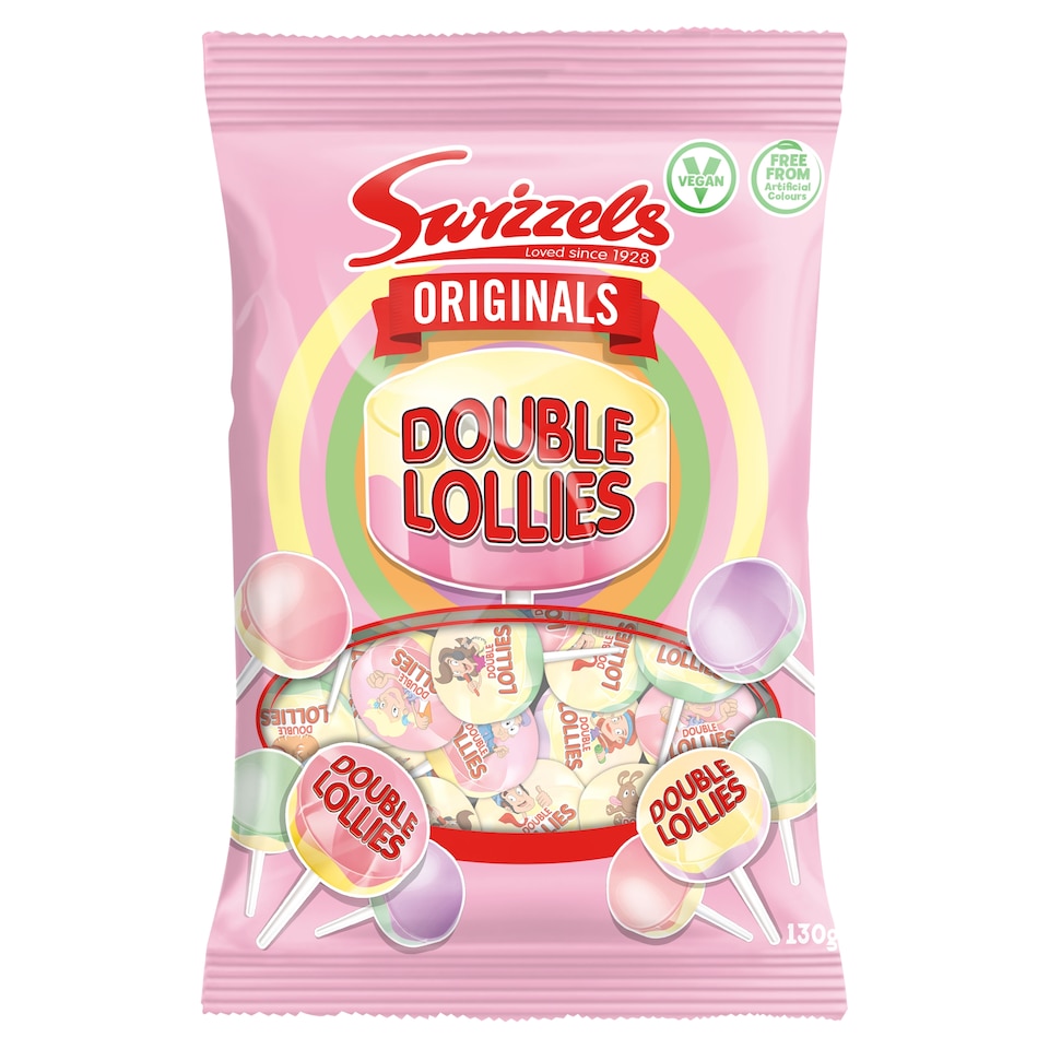 Swizzels Originals Double Lollies 130G