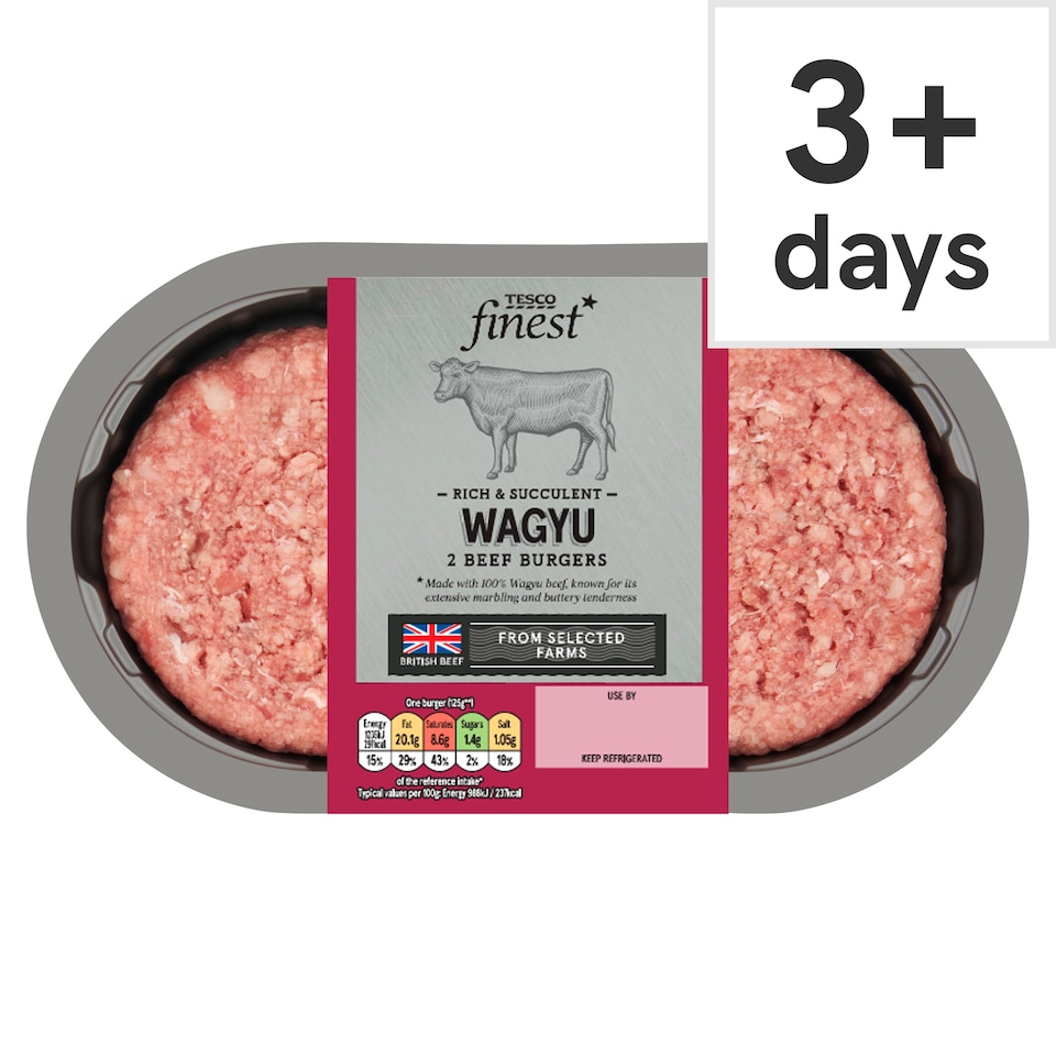 Tesco Finest Wagyu Burger 340G