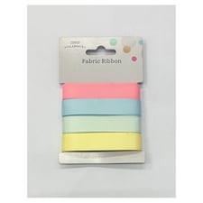 Tesco Fabric Ribbon Pastel Multipack