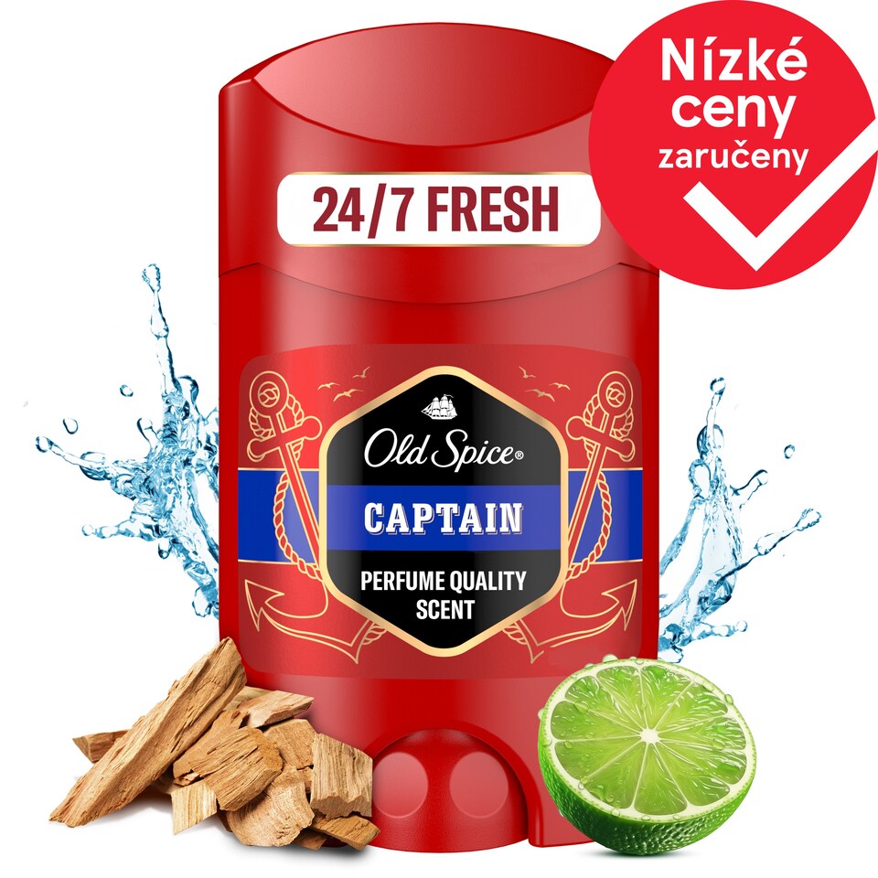 Obrázek 1 pro produkt Old Spice Captain Tuhý Deodorant Pro Muže 50ml