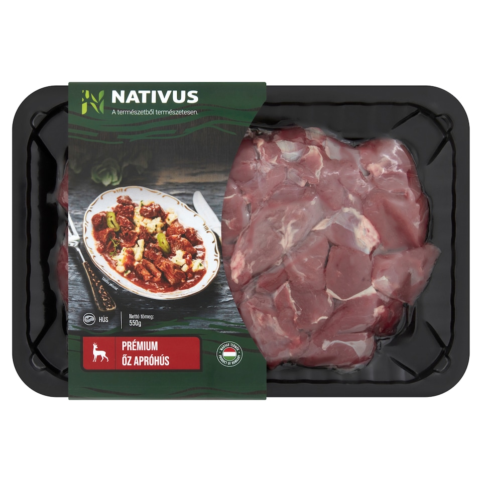 Nativus prémium őz apróhús 550 g