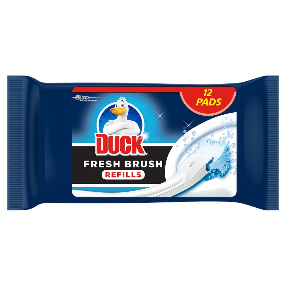 image 1 of Duck Fresh Brush Toilet Cleaner Refills - Pads x12
