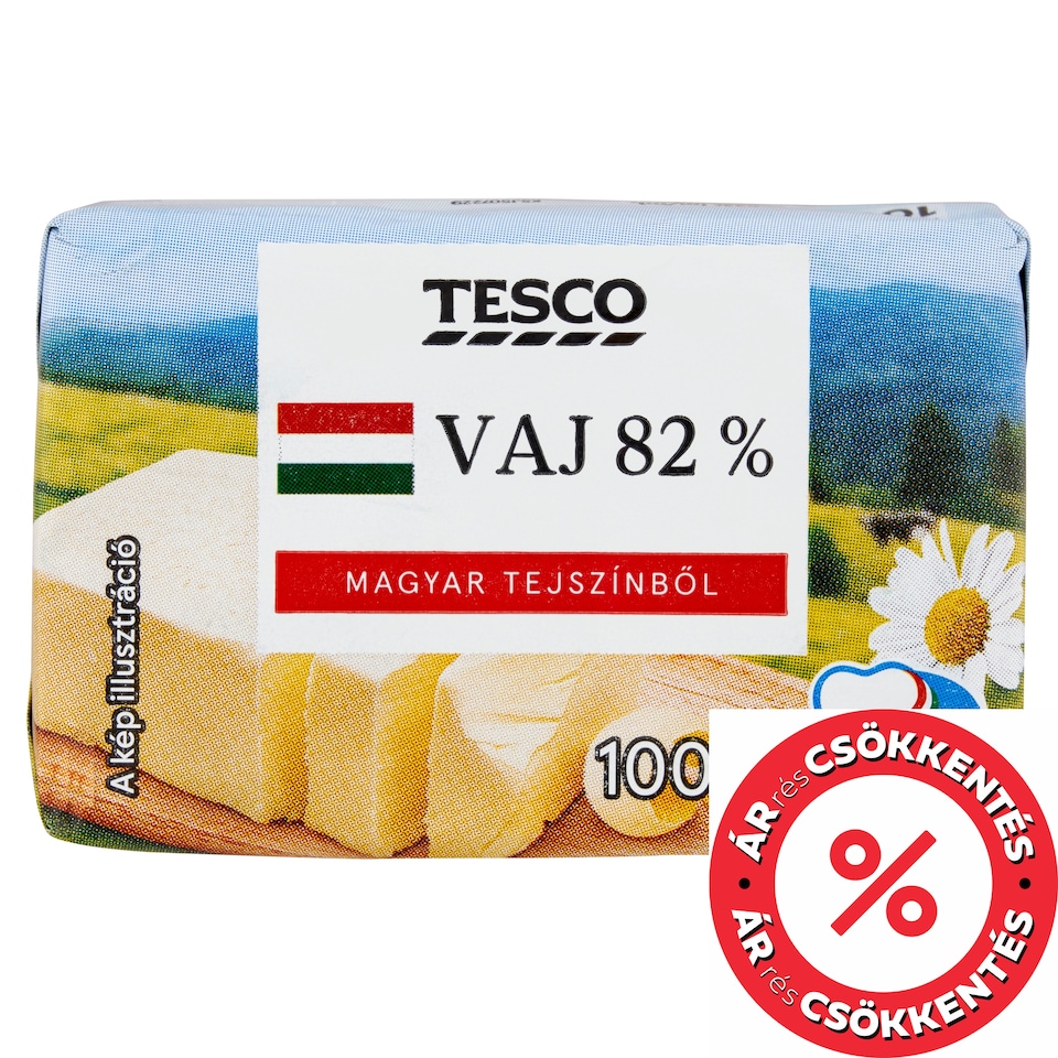 Tesco vaj 82% 100 g
