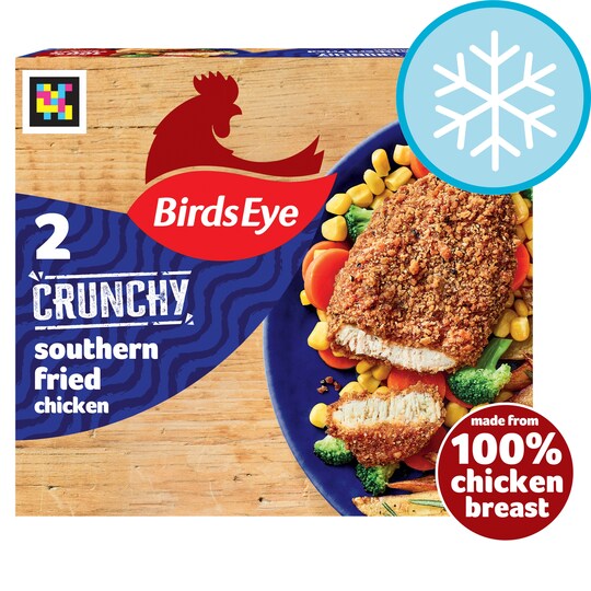 Birds Eye 2 Southern Fried Breaded Chicken Breast Steaks 180g