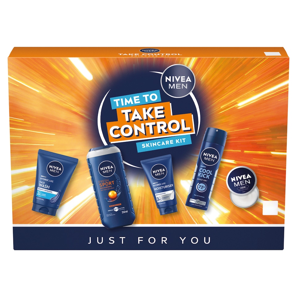 NIVEA MEN TIME TO TAKE CONTROL SKINCARE GIFT PACK