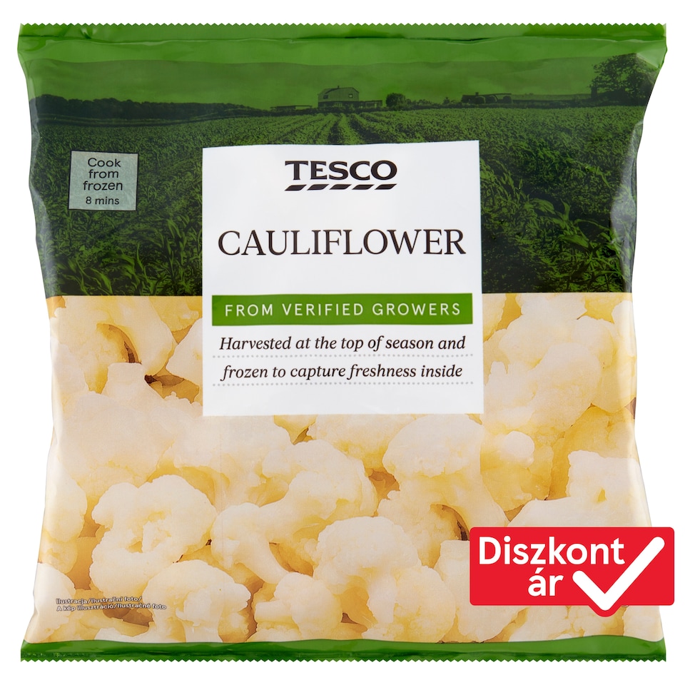 Tesco Quick-Frozen Cauliflower 450 g