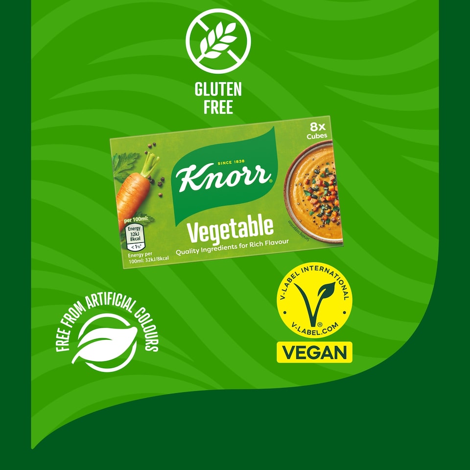 image 1 of Knorr Vegetable Stock Cubes 200g