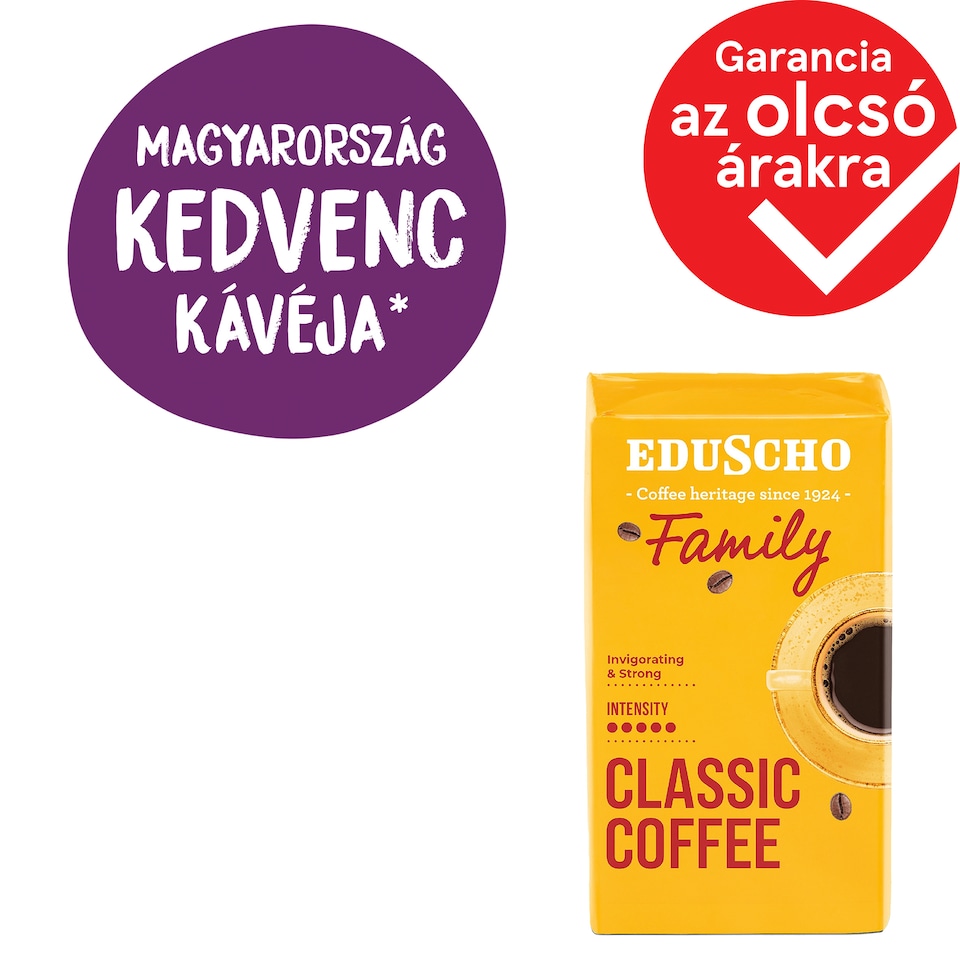 Eduscho Family őrölt, pörkölt kávé 500 g  1. kép