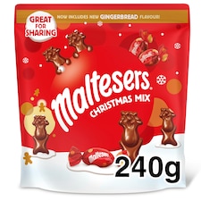 Maltesers Milk Chocolate Christmas Mix Pouch 240g
