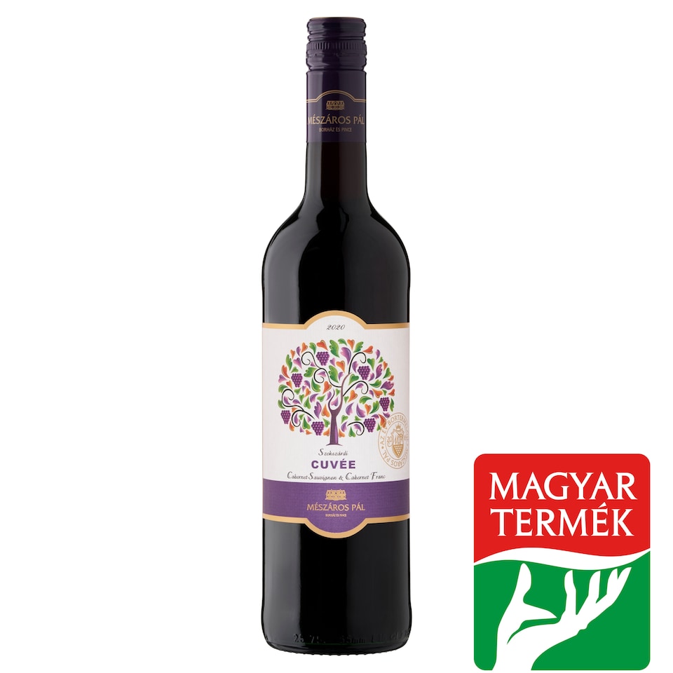 Mészáros Pál Szekszárdi Cuvée száraz vörösbor 12,5% 0,75 l