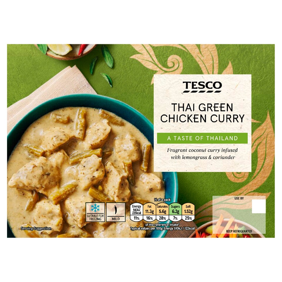 Tesco Thai Green Chicken Curry 400g