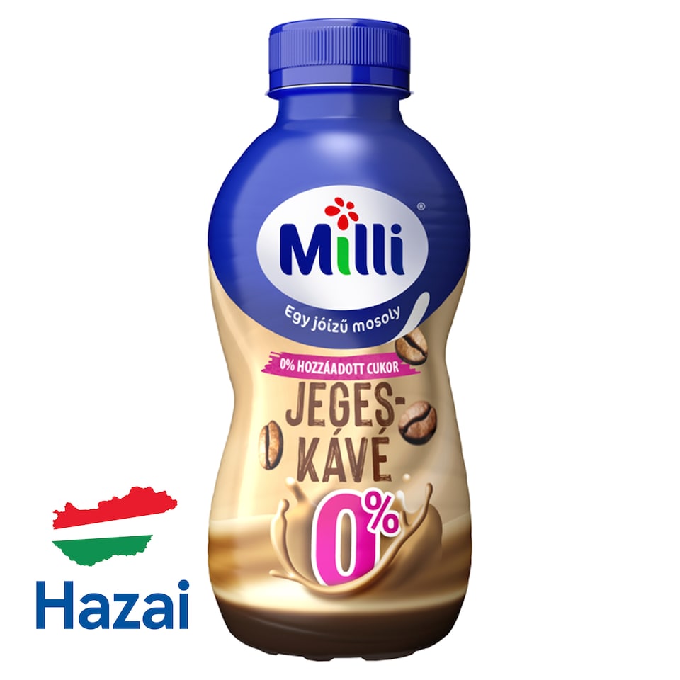Milli UHT jegeskávé hozzáadott cukor nélkül, édesítőszerekkel 300 ml