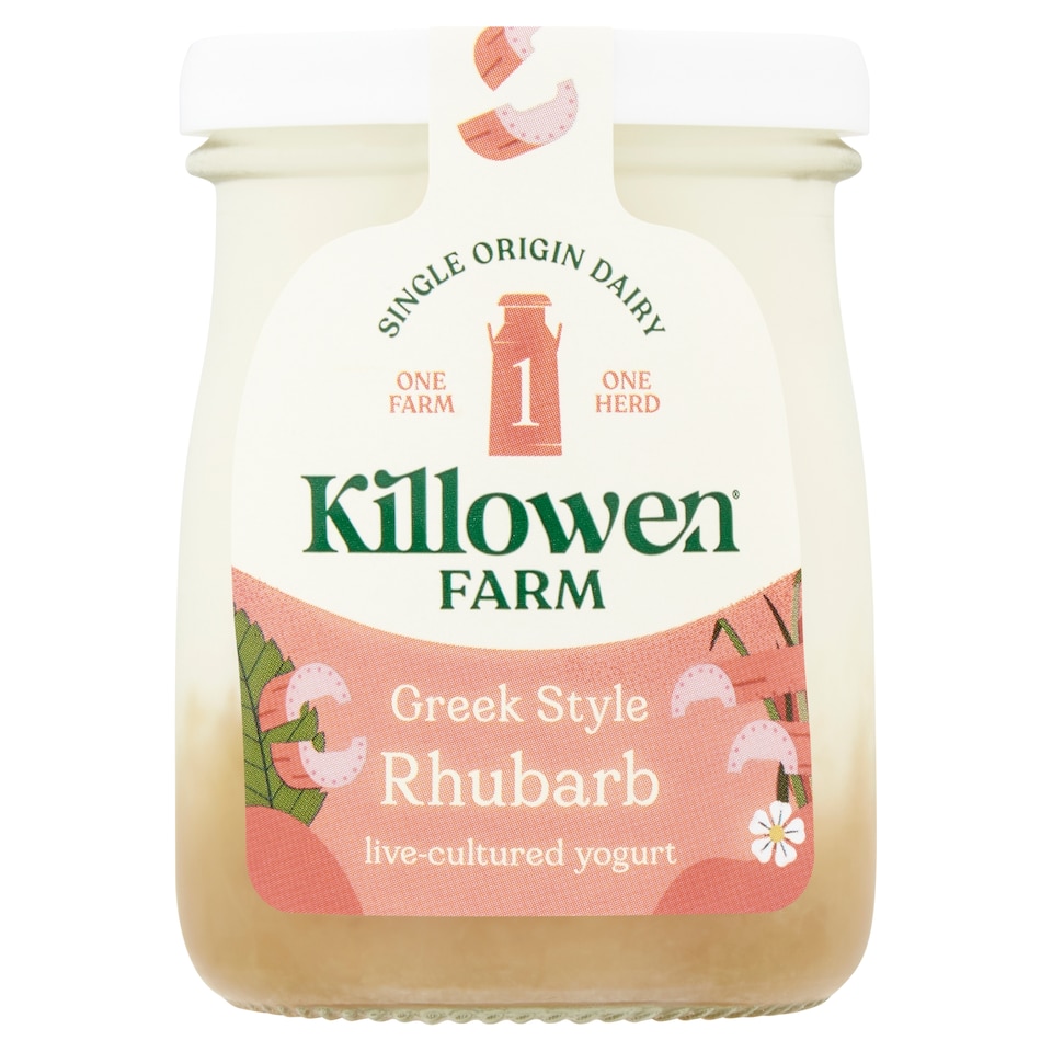 Killowen F Yoghurt Wexford Rhubarb Creamy Handmade 140G