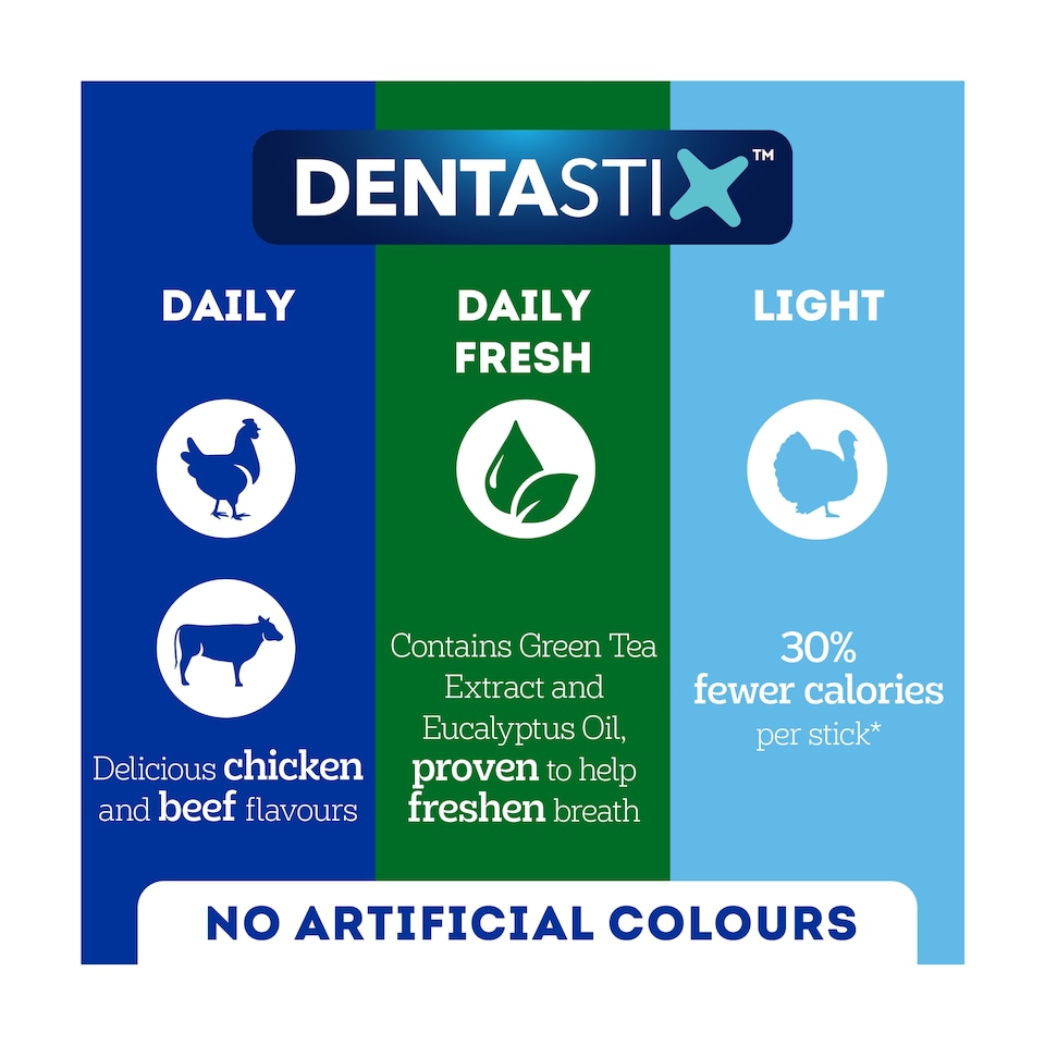 image 1 of PEDIGREE DentaStix Light Daily Dental Chews Large Dog 4 Sticks 87g
